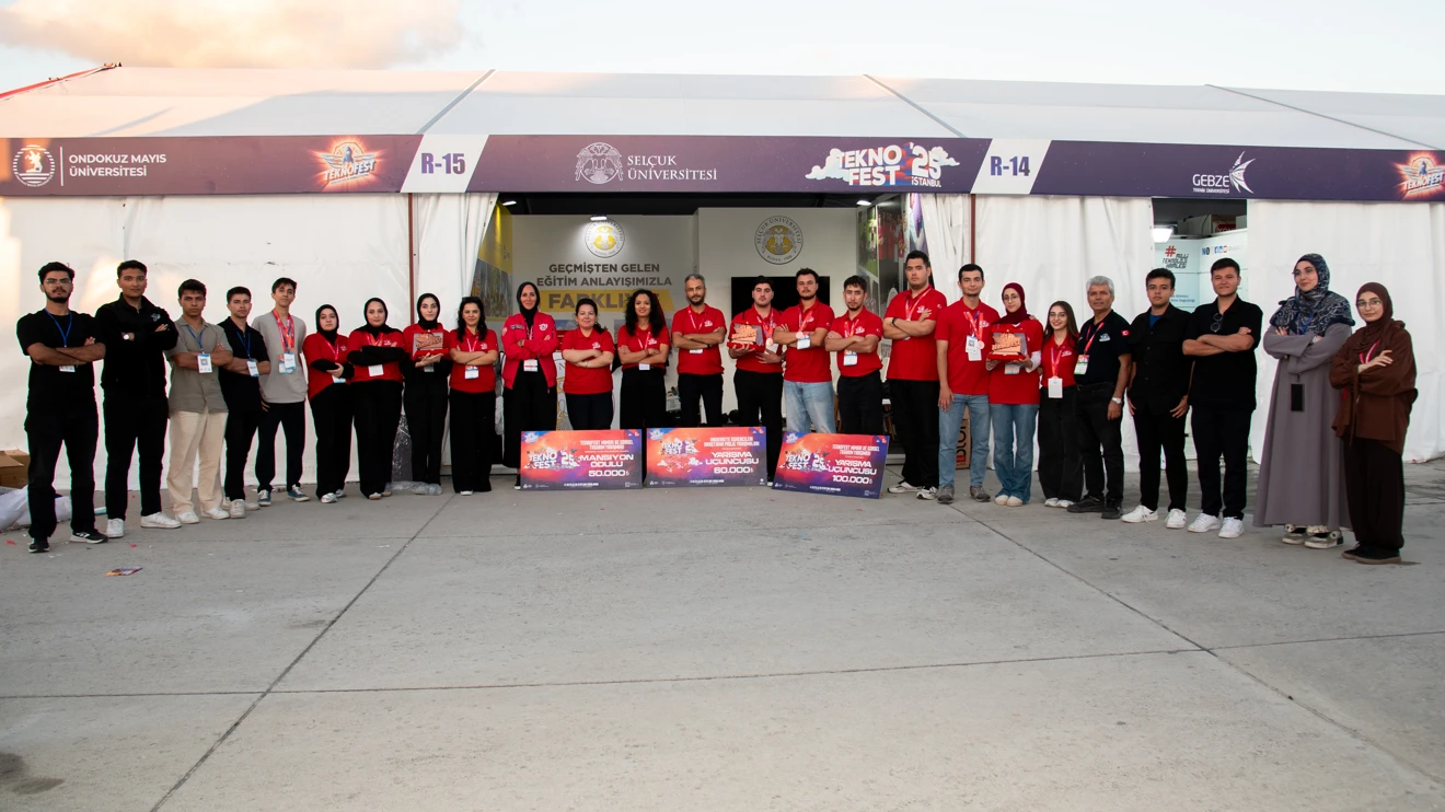 Selçuk Üniversitesi, TEKNOFEST 2025’i 4 ödülle tamamladı